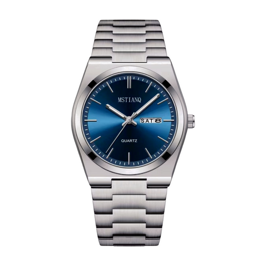 POLISHED AZUL ANALOG WATCH