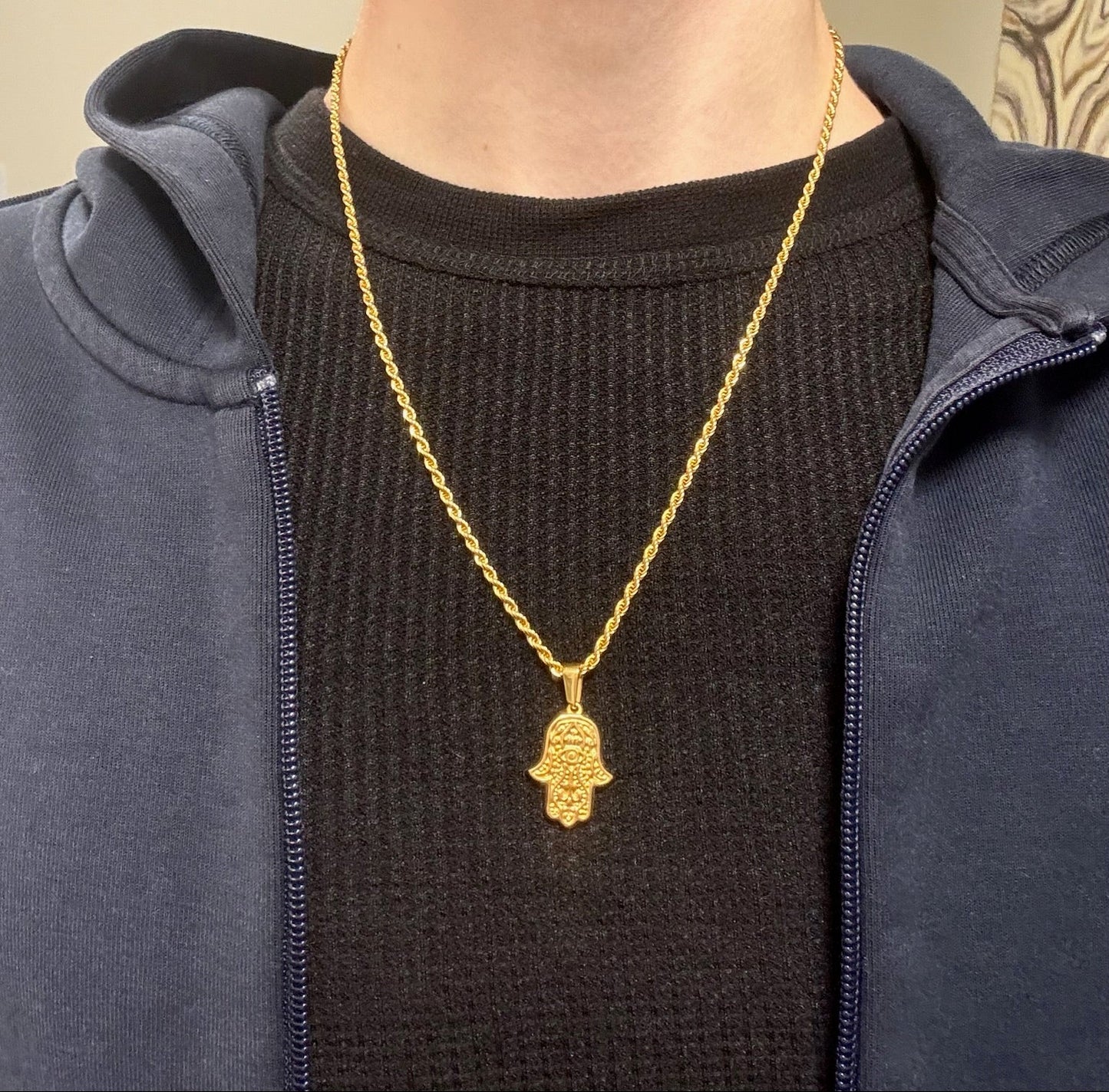 GOLD EYE OF HASMA NECKLACE