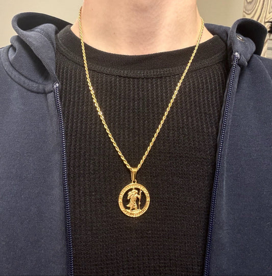 GOLD SAINT CHRISTOPHER