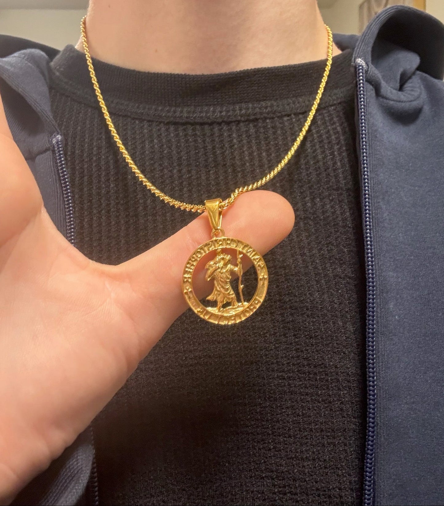 GOLD SAINT CHRISTOPHER