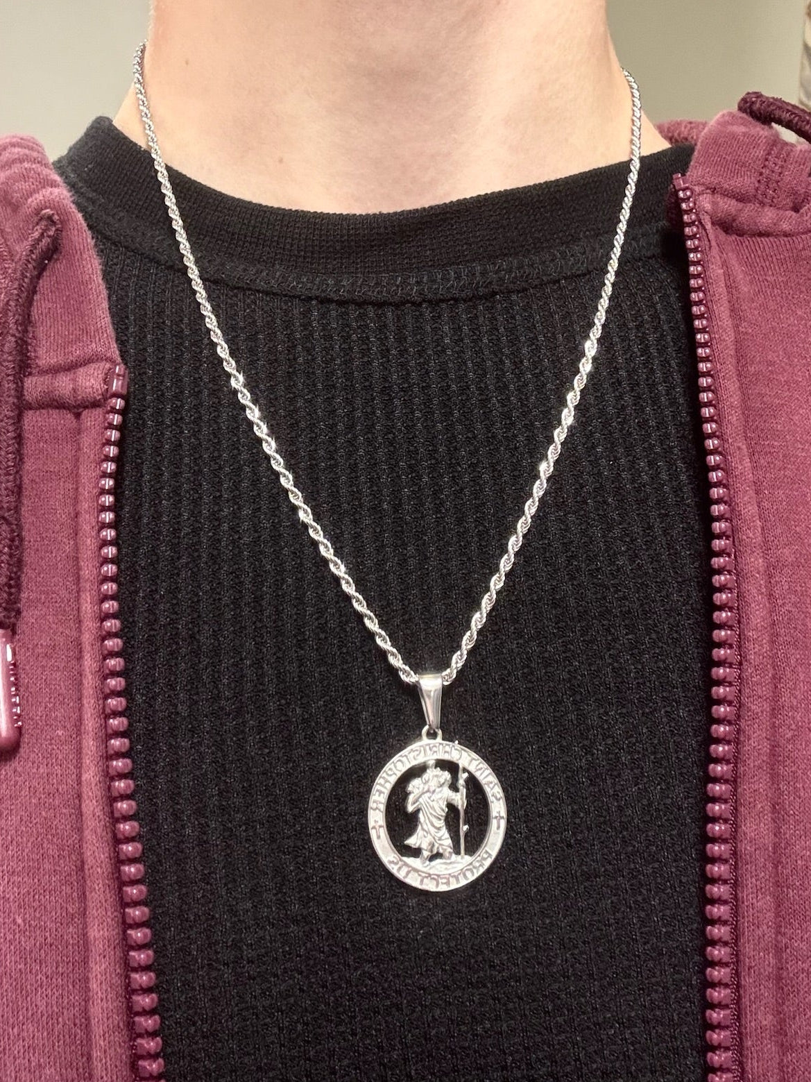 SILVER SAINT CHRISTOPHER
