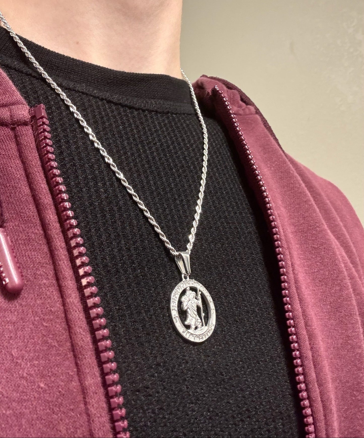 SILVER SAINT CHRISTOPHER