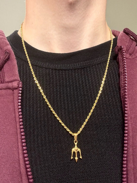 GOLD POSIDEON TRIDENT