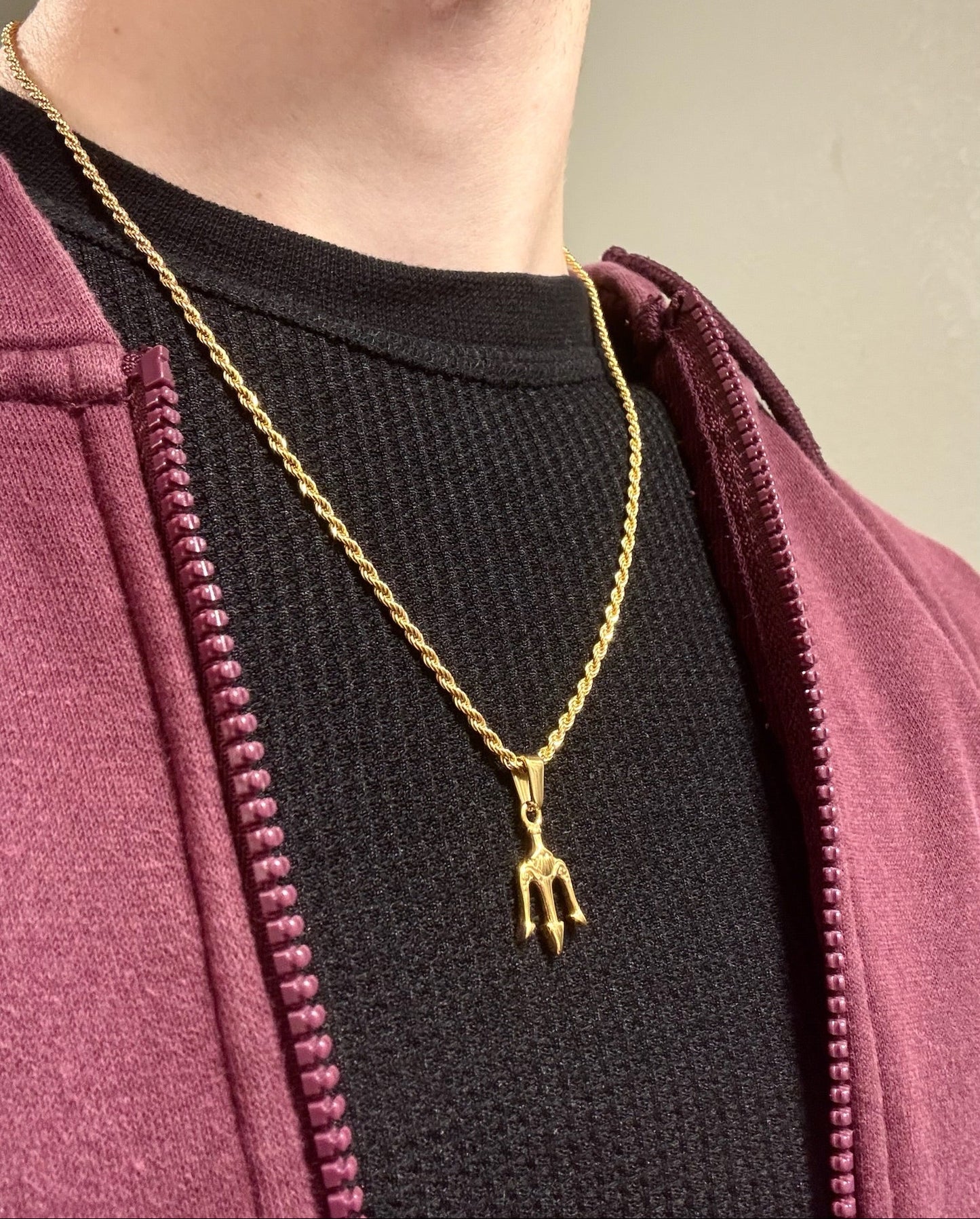 GOLD POSIDEON TRIDENT