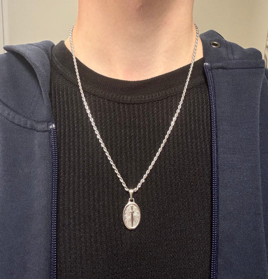 SILVER FORGED DAGGER