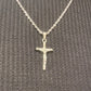SILVER JESUS CRUSIFIX NECKLACE