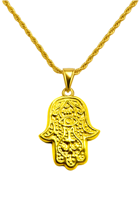 GOLD EYE OF HASMA NECKLACE