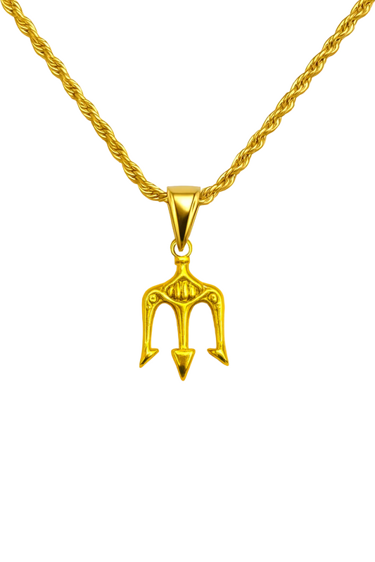 GOLD POSIDEON TRIDENT