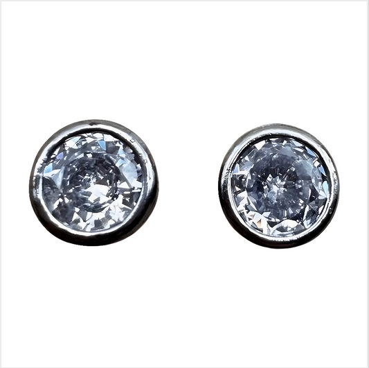 POLISHED CRYSTAL STUDS