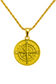 GOLD COMPASS NECKLACE