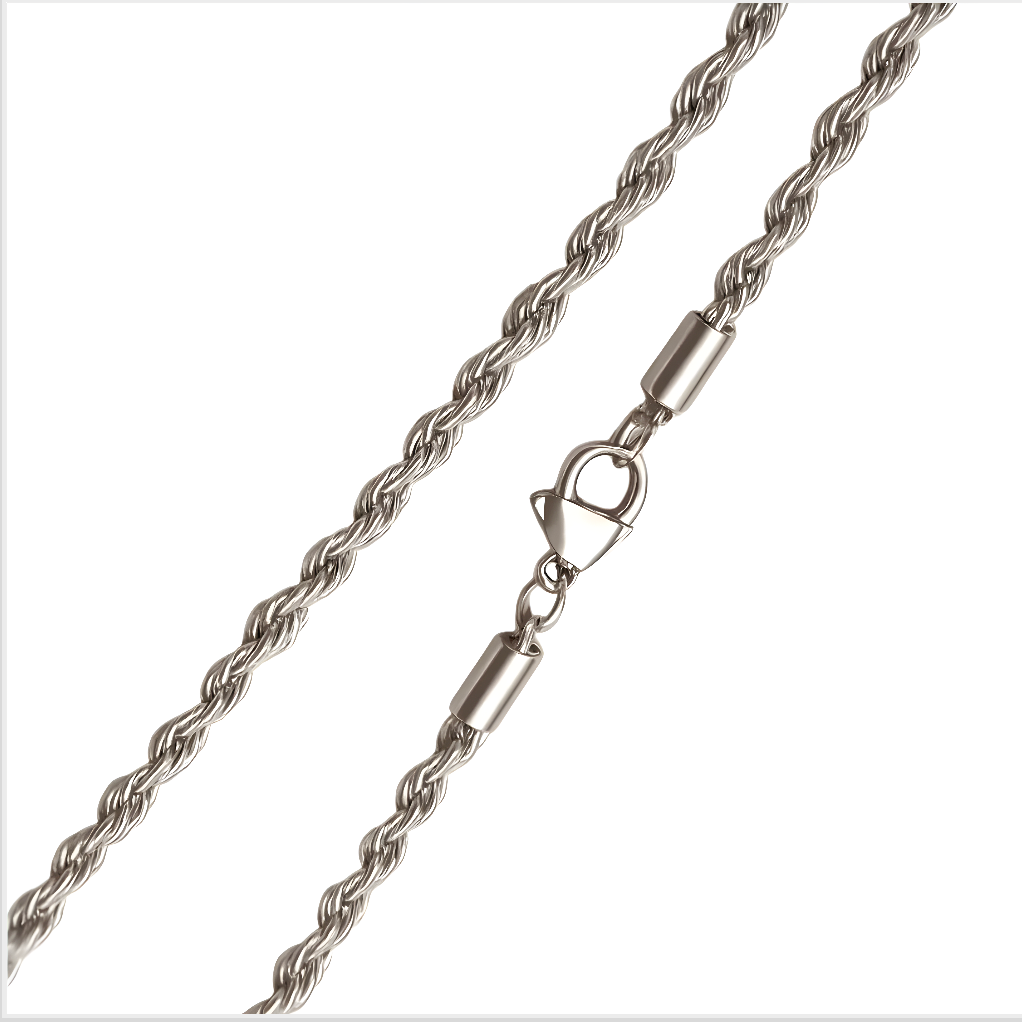 SILVER JESUS CRUSIFIX NECKLACE