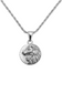 SILVER ROARING LION NECKLACE