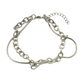 SILVER DOUBLE CHAIN BRACELET